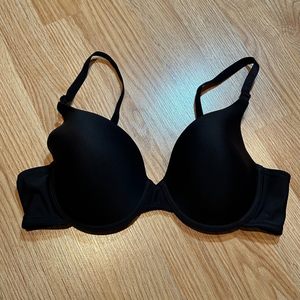 Self‎ Expressions Black Everyday Comfort Bra 38C Underwire Adjustable